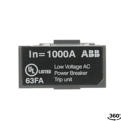 ABB  Rating Plug 1000 E1.2..E6.2 (Black) 1SDA112847R1 10233949