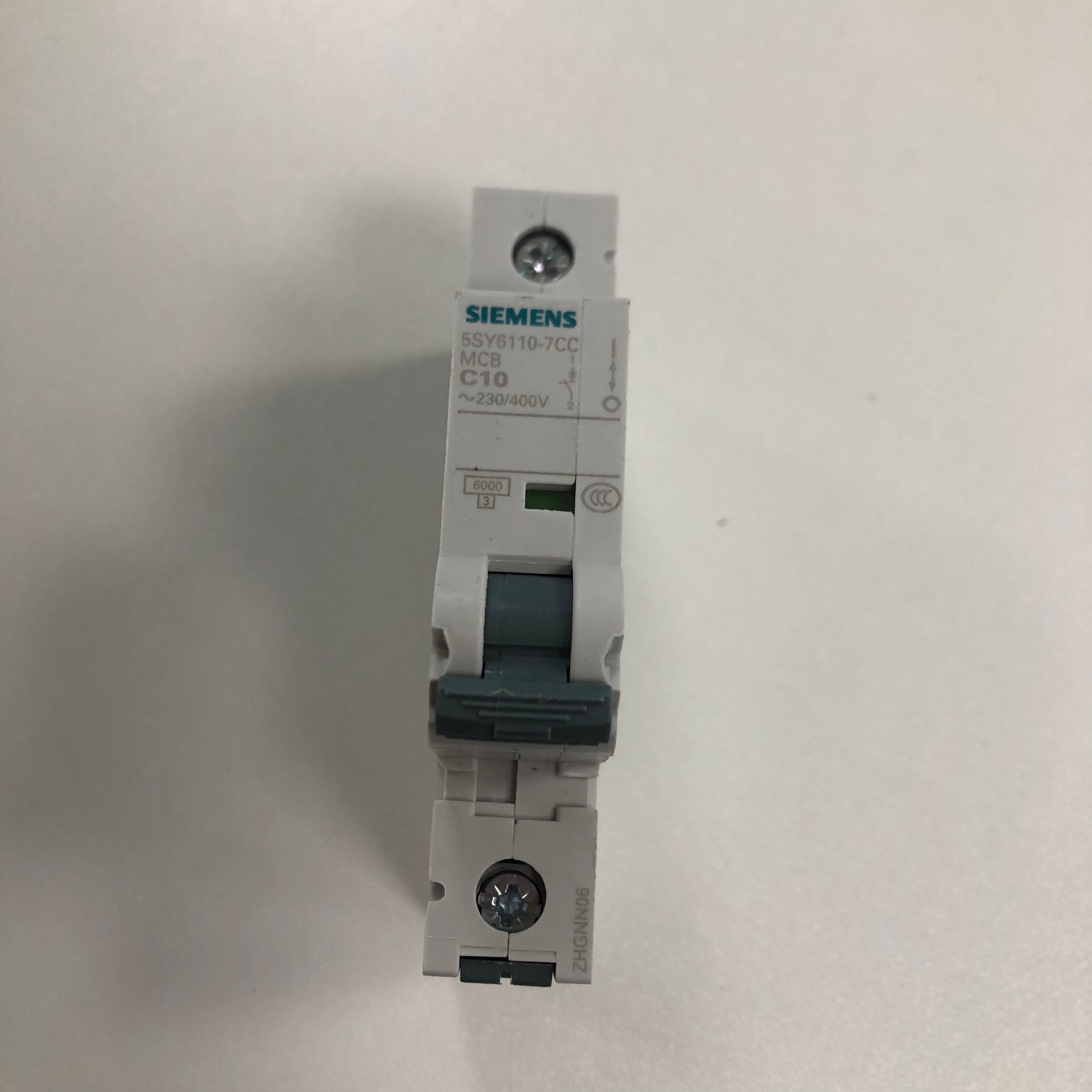 5SY61107CC SIEMENS MCB,5SY6 1P C10 Miniature Circuit Breaker