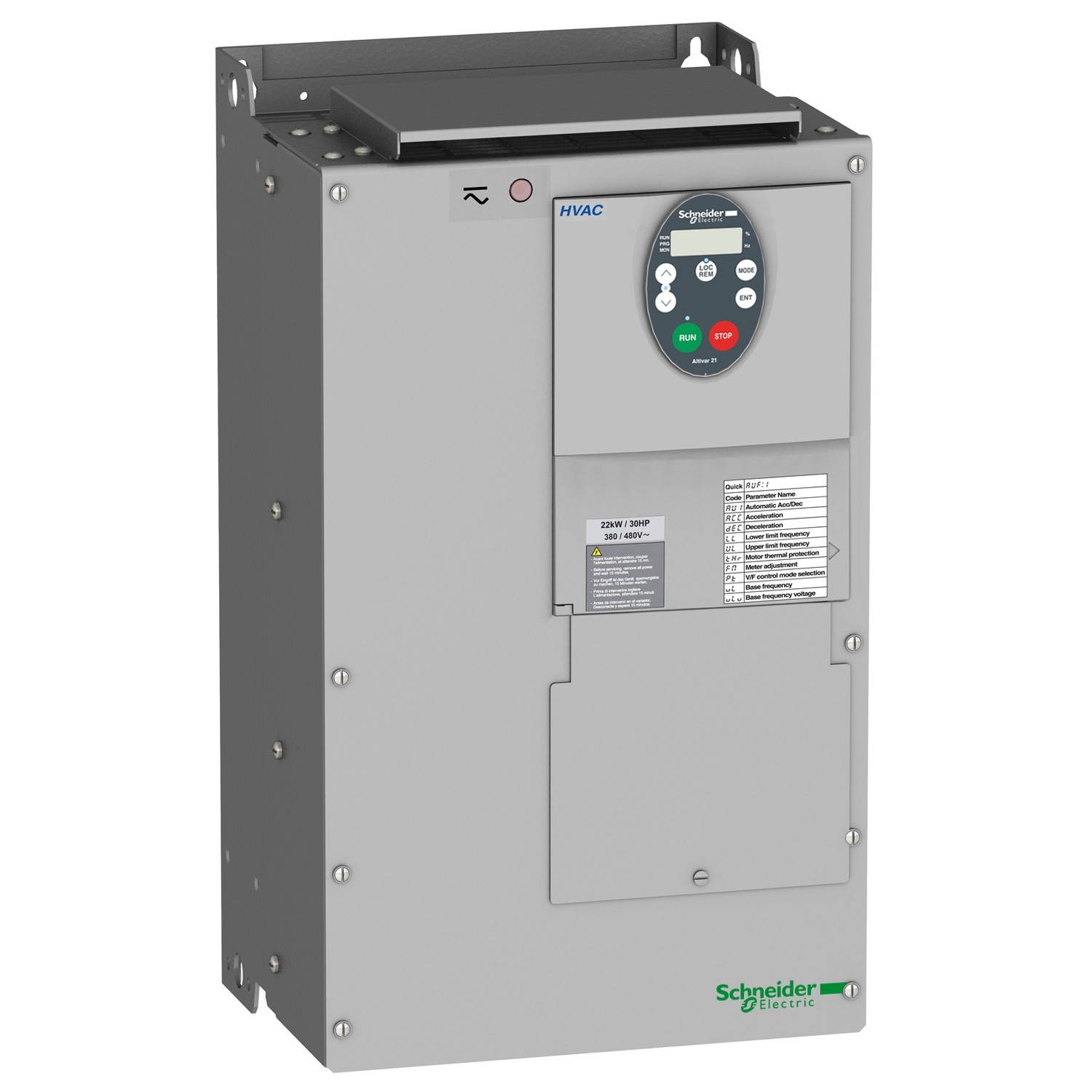 Schneider Variable speed drive Altivar 21 ATV21HD22N4