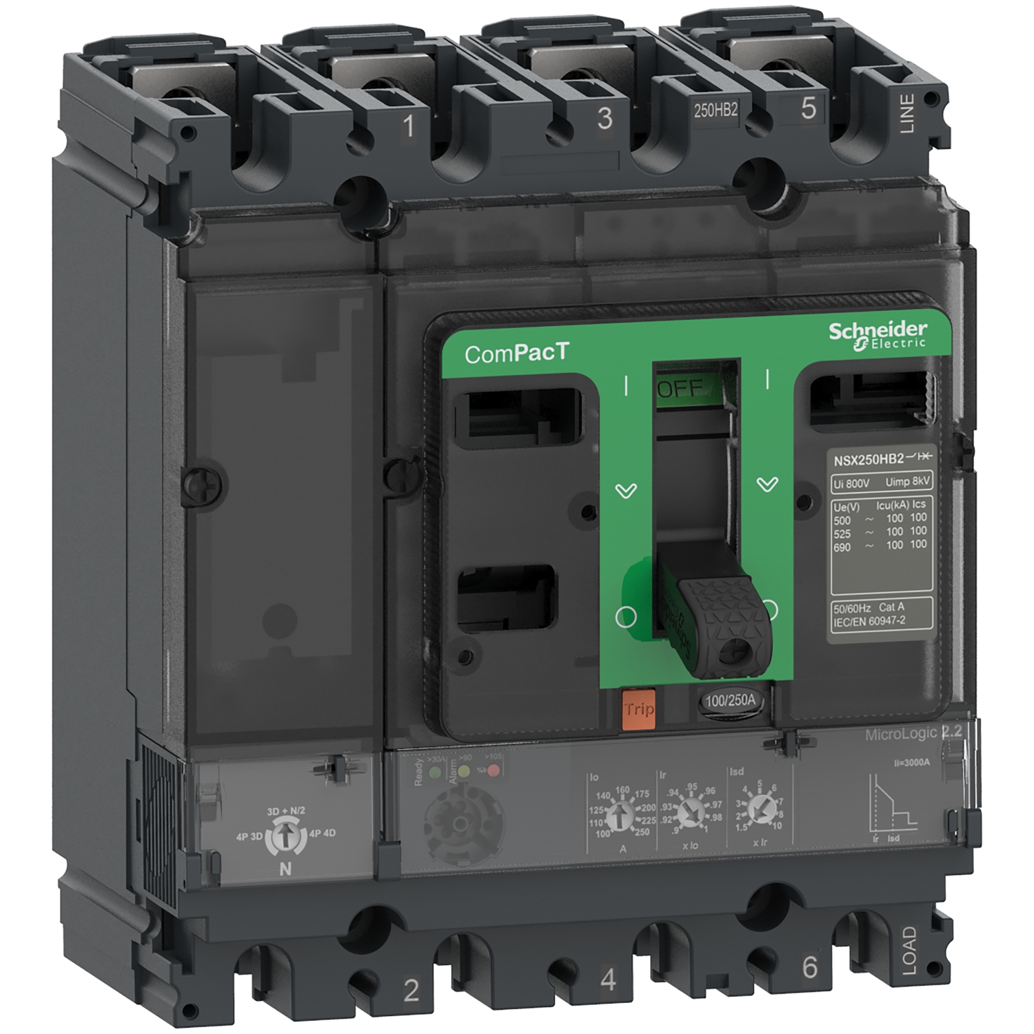 Schneider Circuit breaker ComPacT NSX new generation C10F42D040