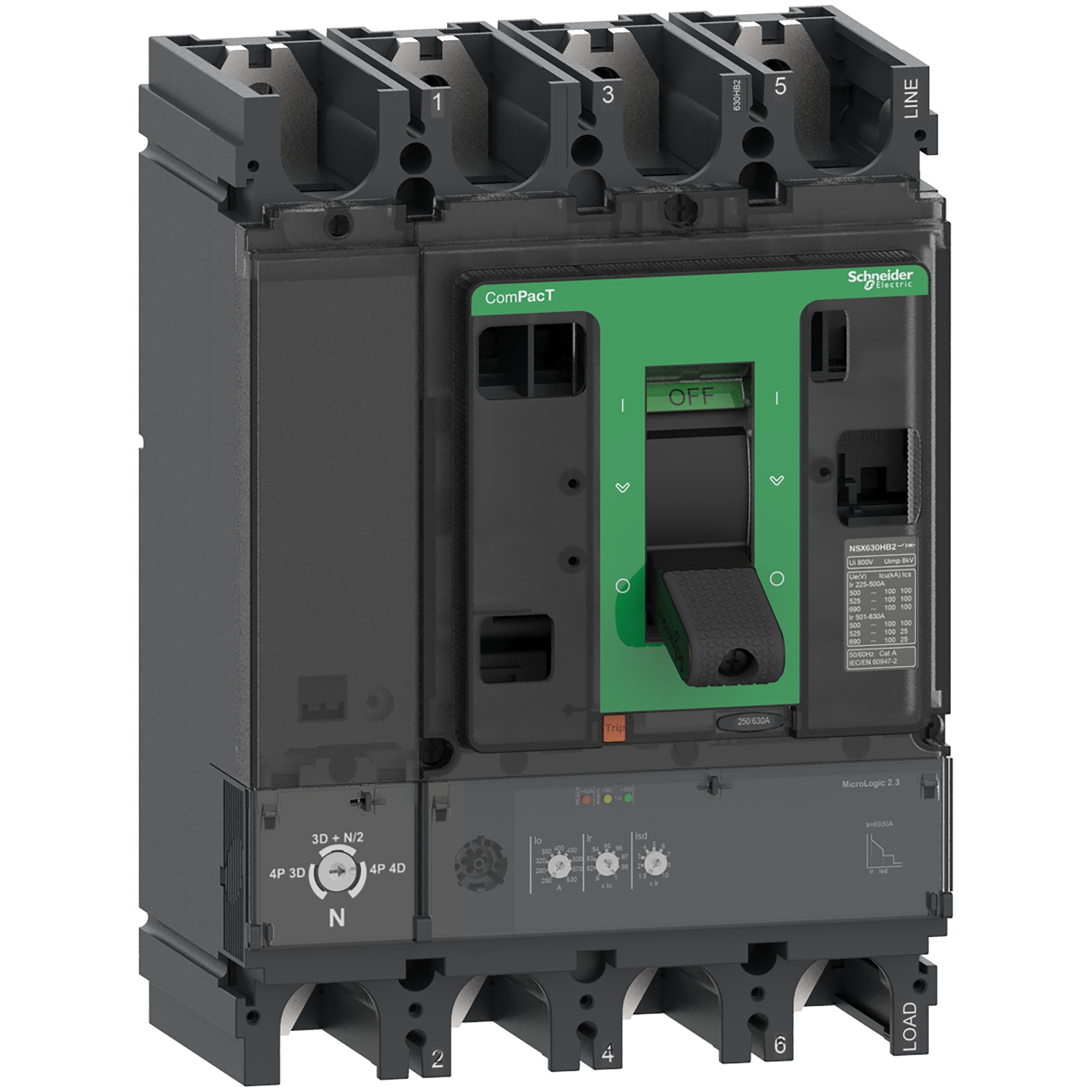 Schneider Circuit breaker ComPacT NSX new generation C40F42D400