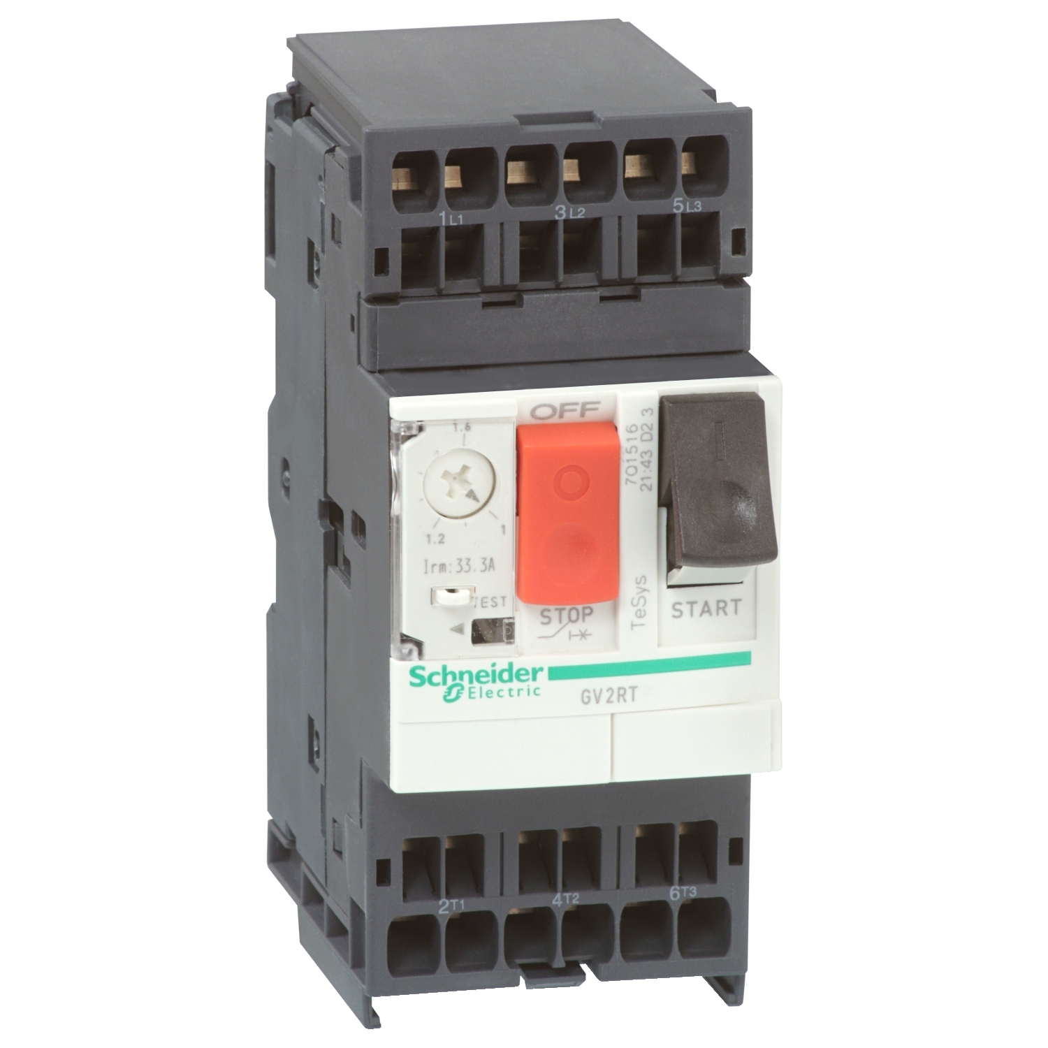 Schneider Motor circuit breaker TeSys GV2TeSys Deca GV2RT053