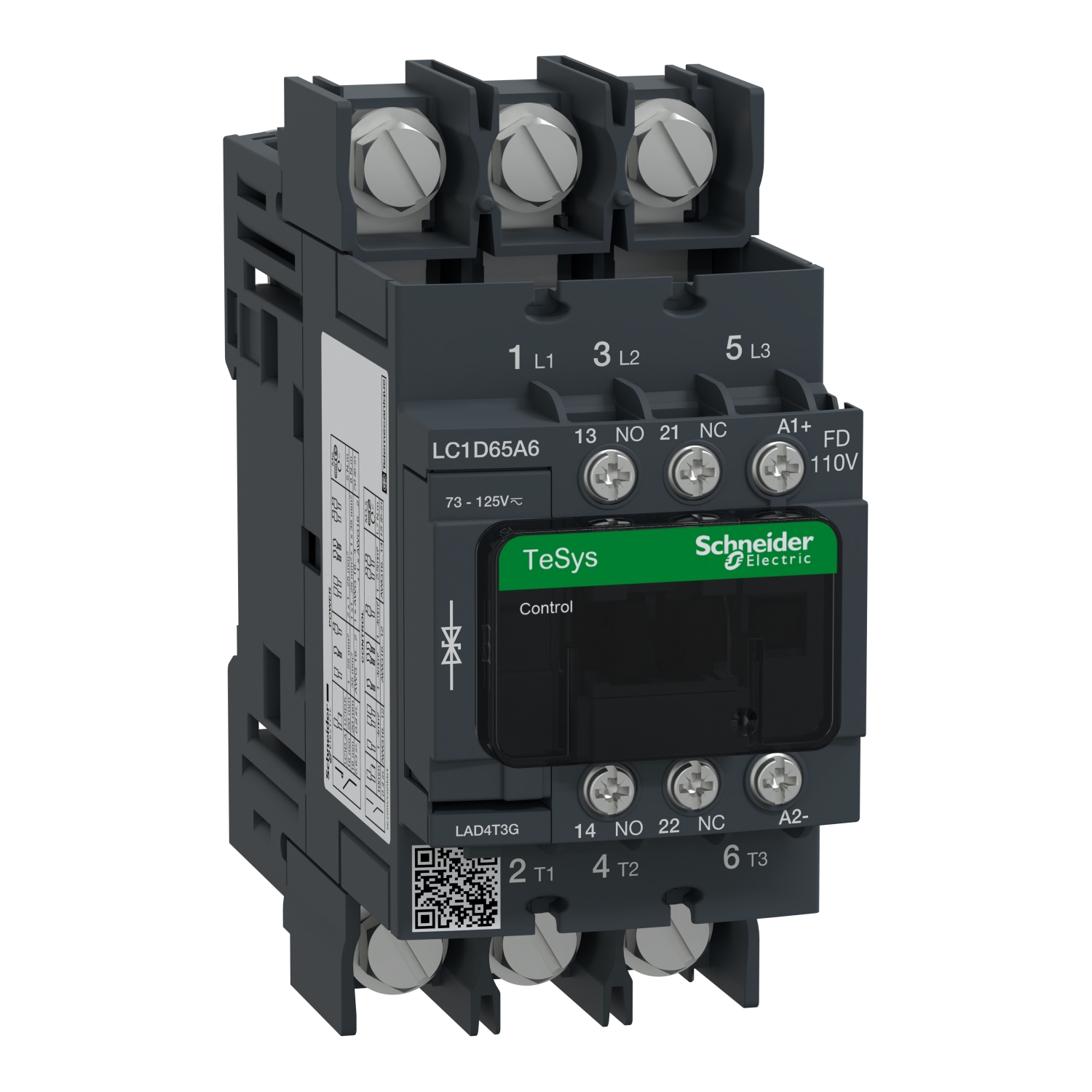 Schneider Contactor TeSysTeSys Deca LC1D65A6FD