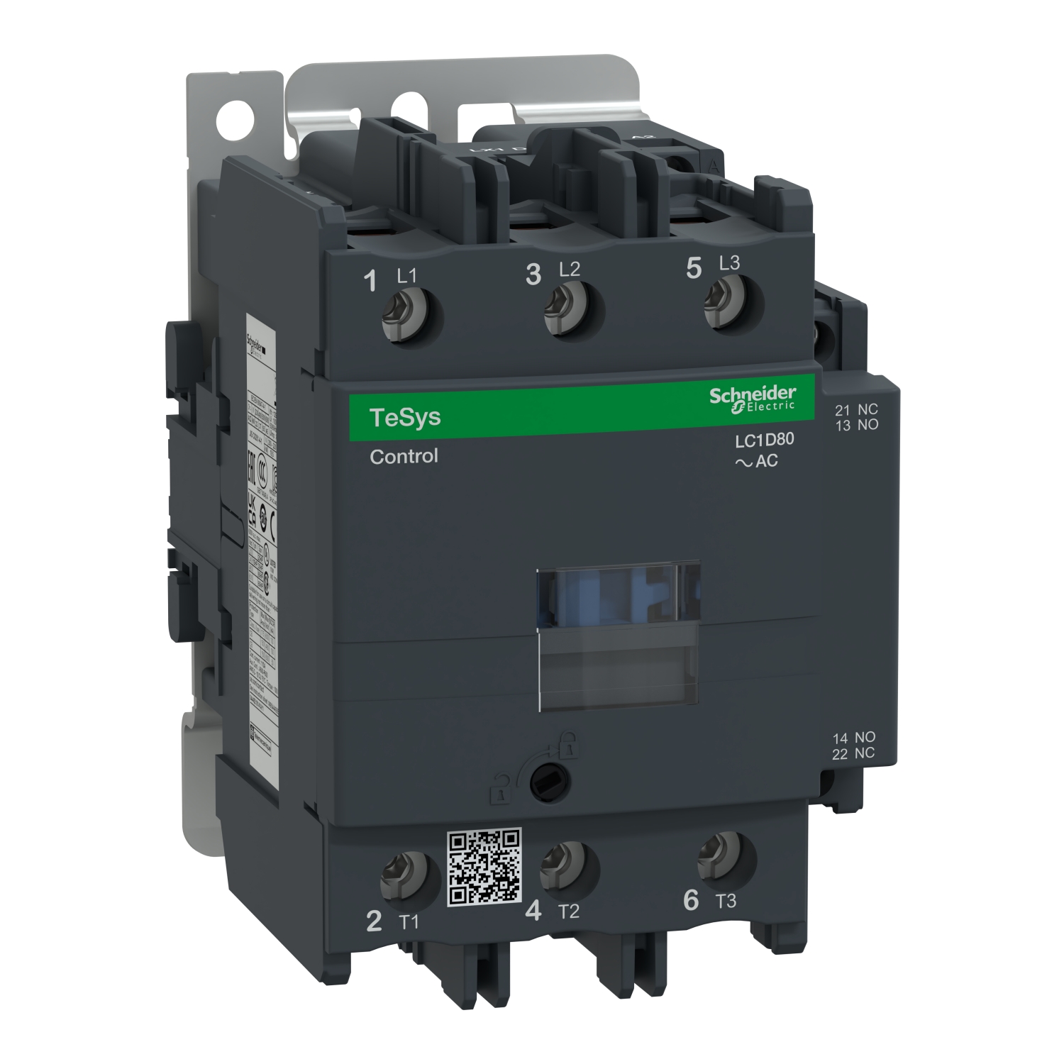 Schneider Contactor TeSys LC1D80D7