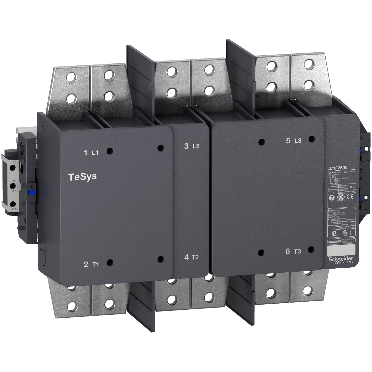 Schneider Contactor TeSys LC1F2600M7