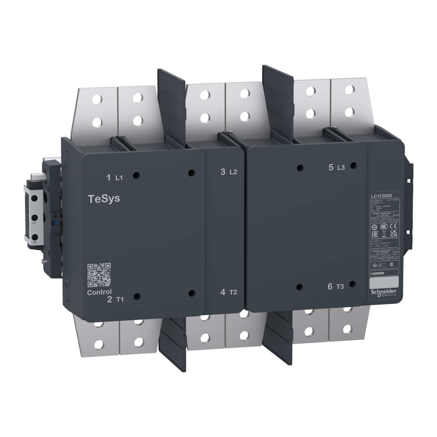 Schneider Contactor TeSys LC1F2600MD