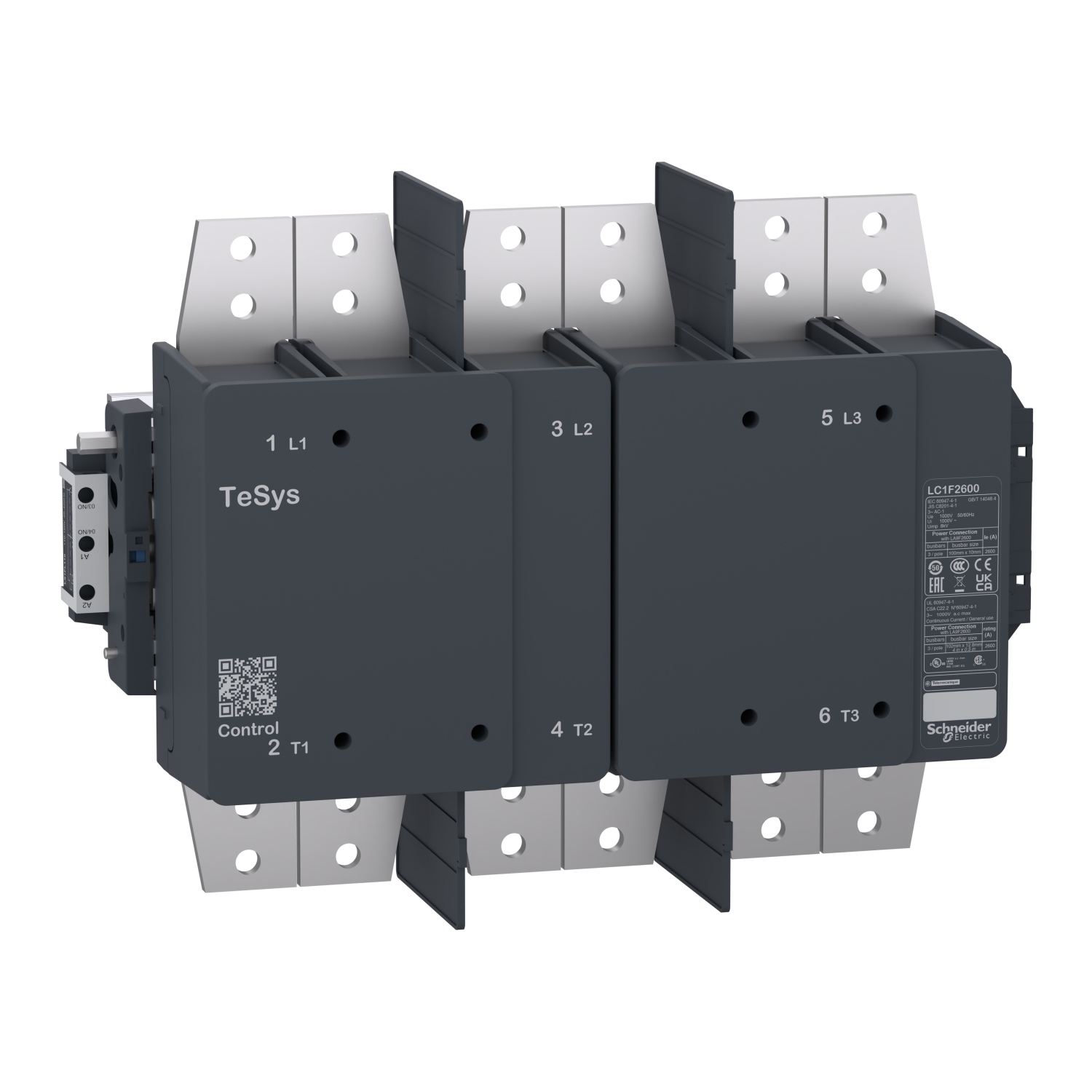 Schneider Contactor TeSys LC1F2600P7