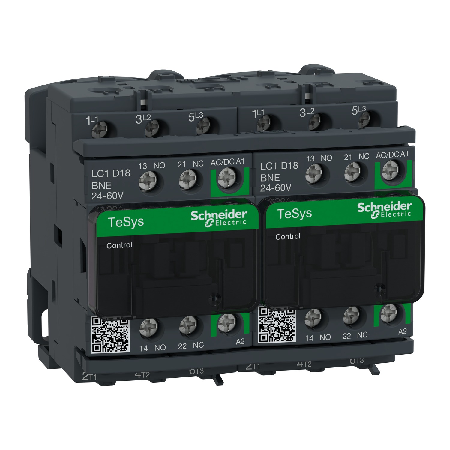 Schneider Reversing contactor Tesys Deca greenTeSys Deca LC2D18BNE