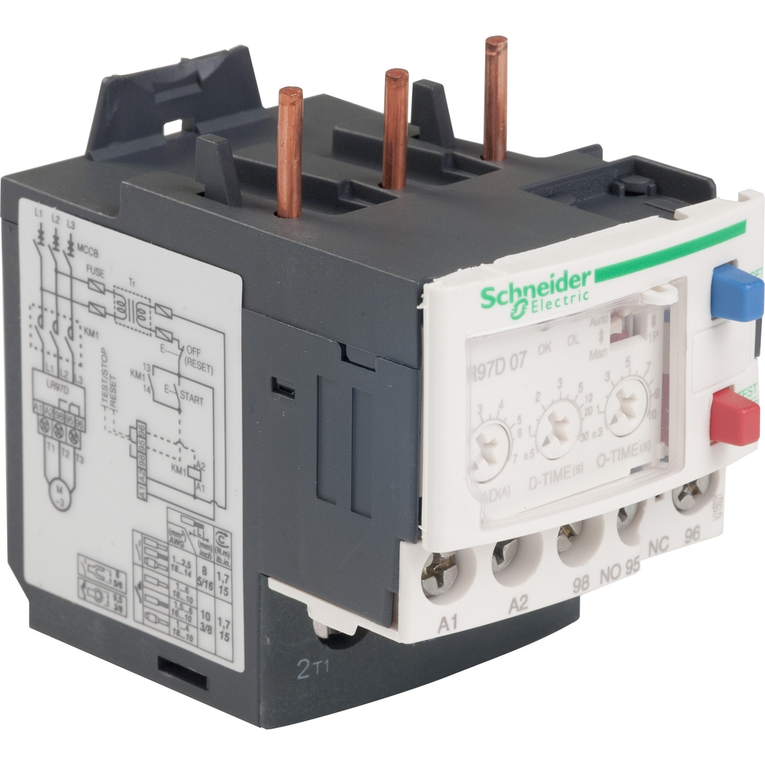 Schneider Electronic overcurrent relay TeSys D LR97D07M7