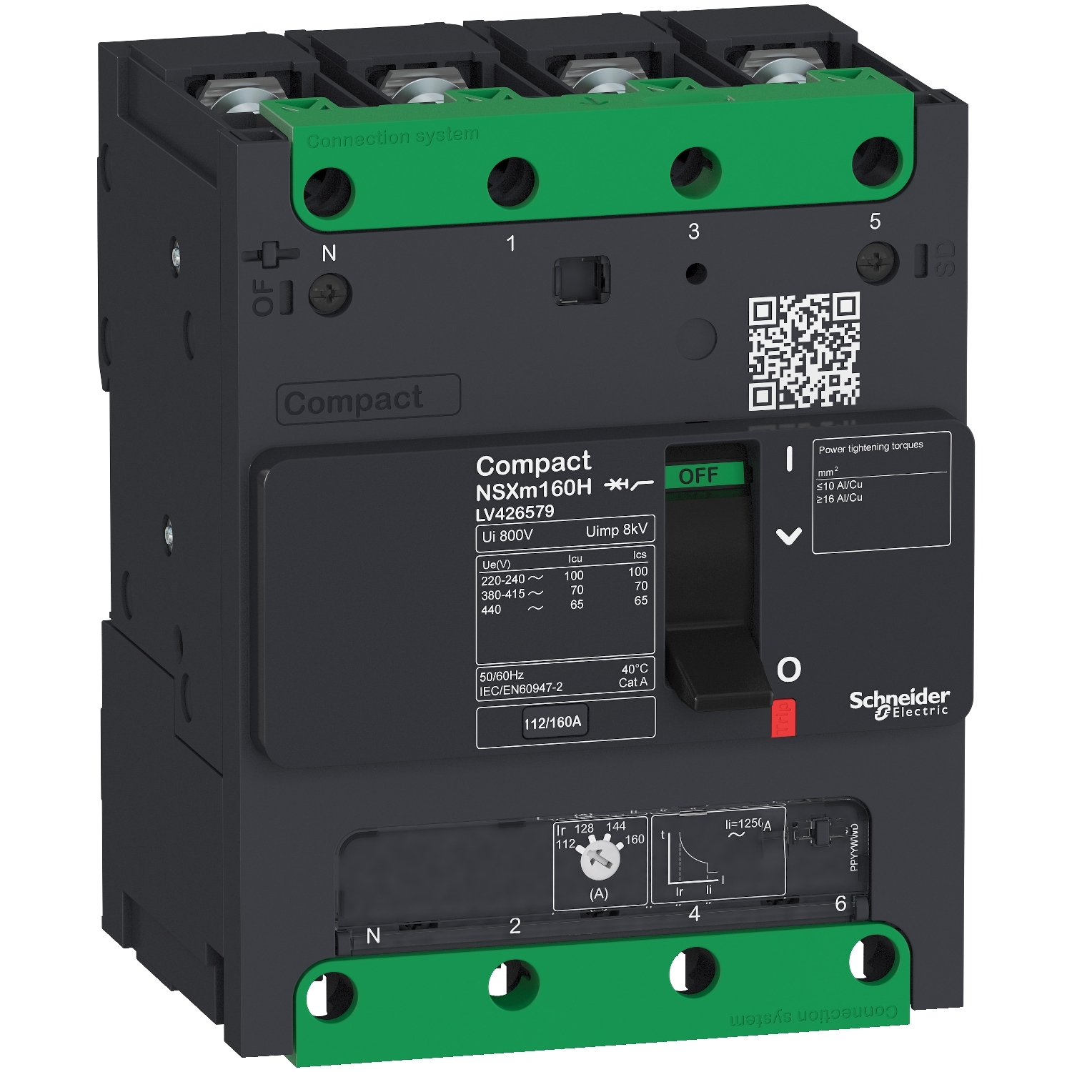 Schneider Circuit breaker ComPact NSXm LV426160