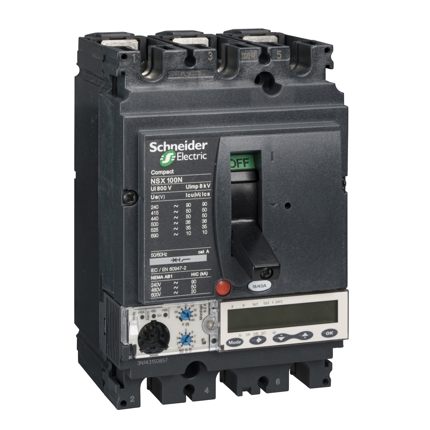 Schneider Circuit breaker ComPact NSX LV429880