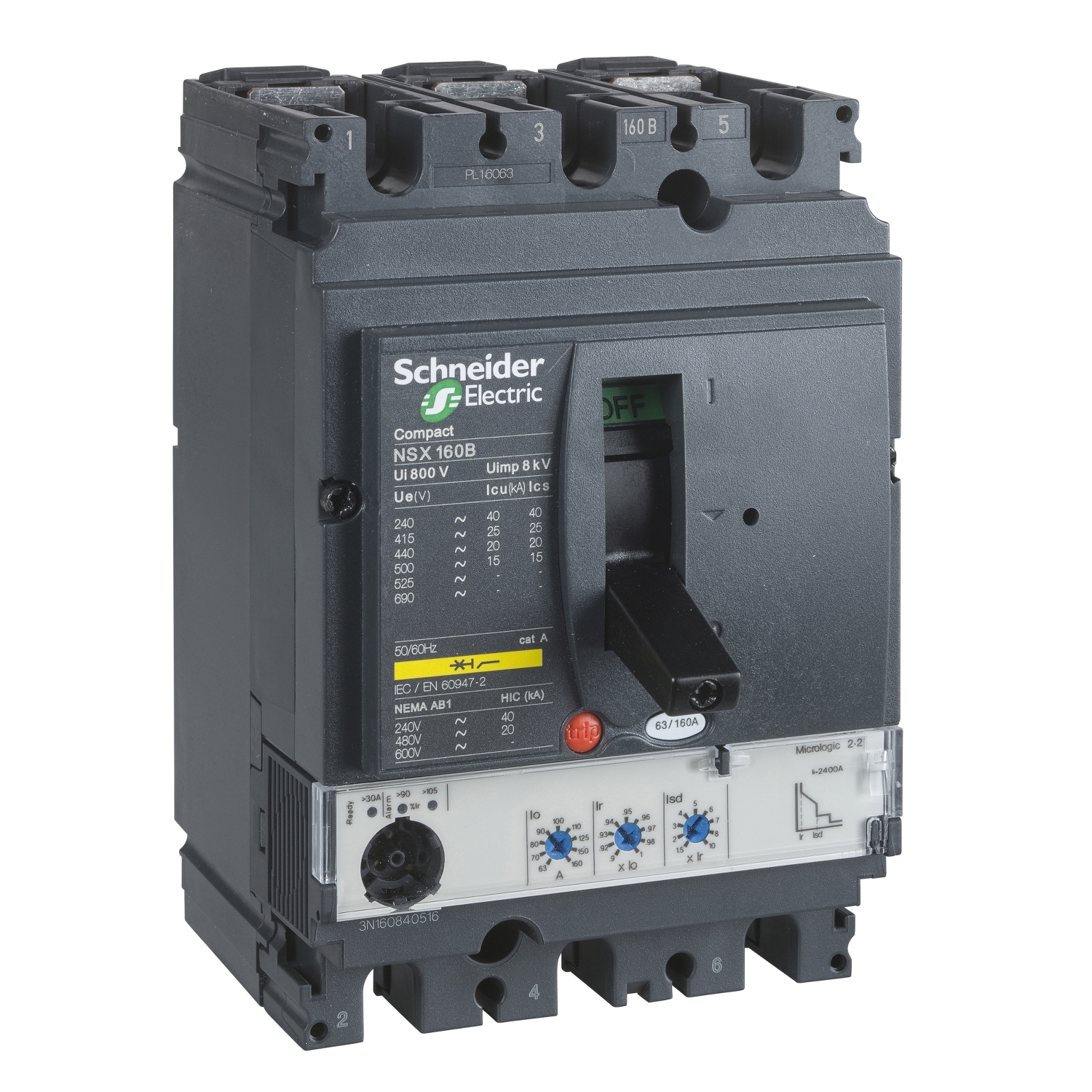 Schneider Circuit breaker ComPact NSX LV430775