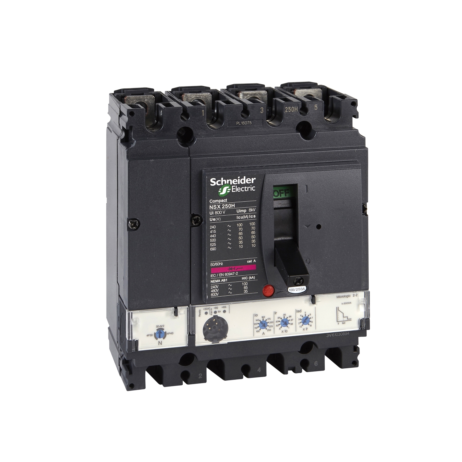 Schneider Circuit breaker ComPact NSX LV430800