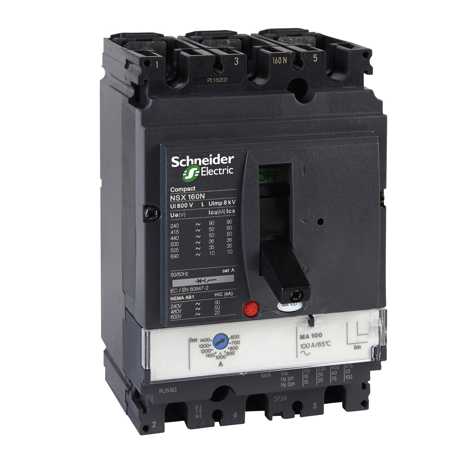 Schneider Circuit breaker ComPact NSX LV430833