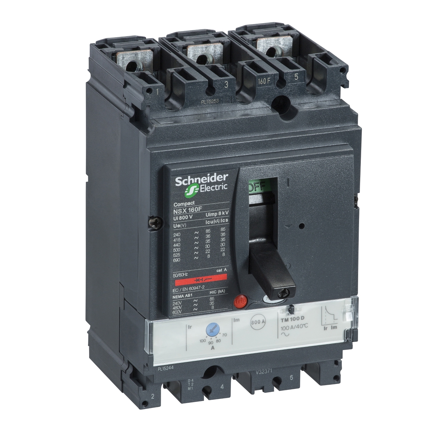 Schneider Circuit breaker ComPact NSX LV430841