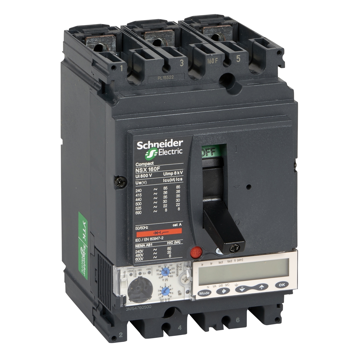 Schneider Circuit breaker ComPact NSX LV430890