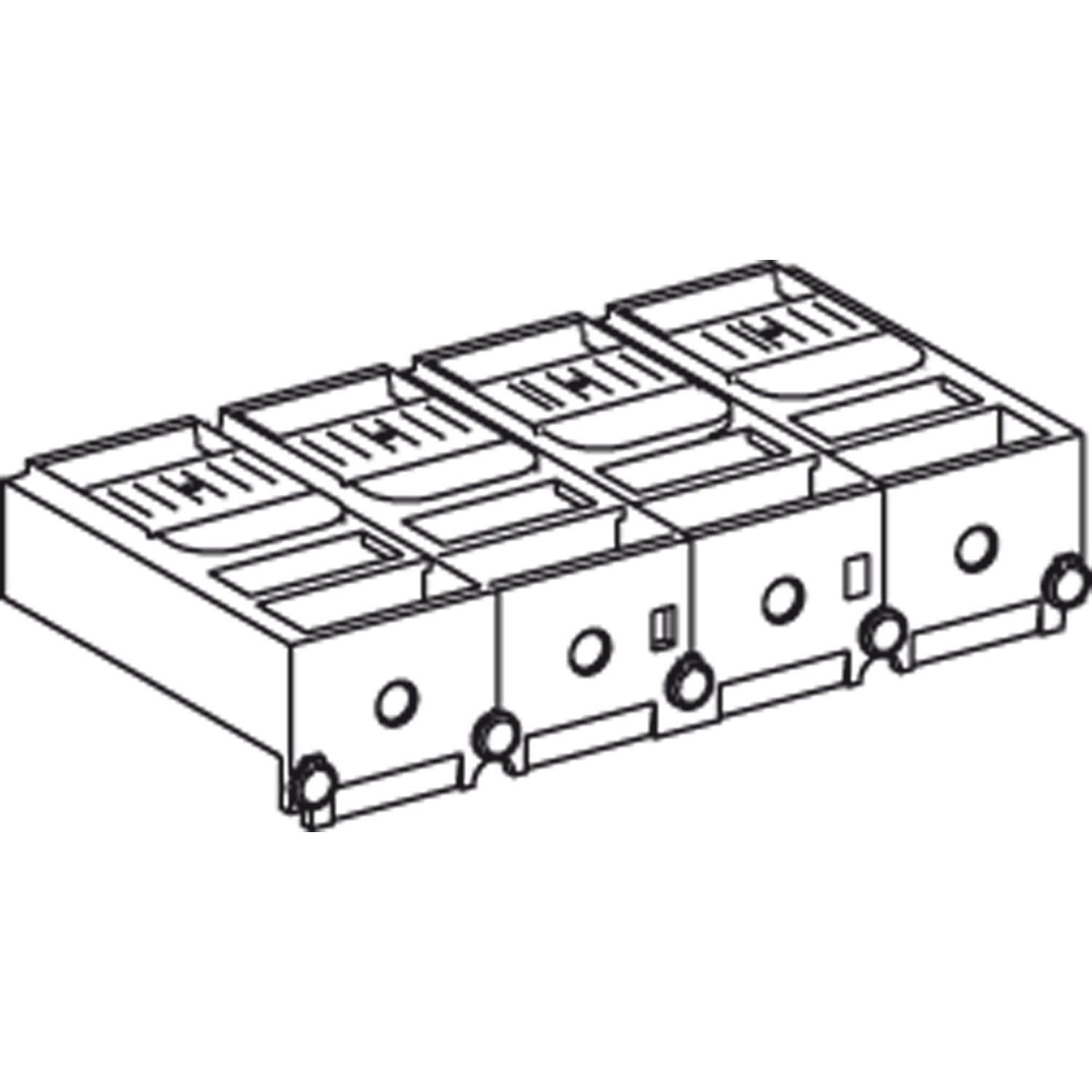 Schneider Short terminal shield  LV433684