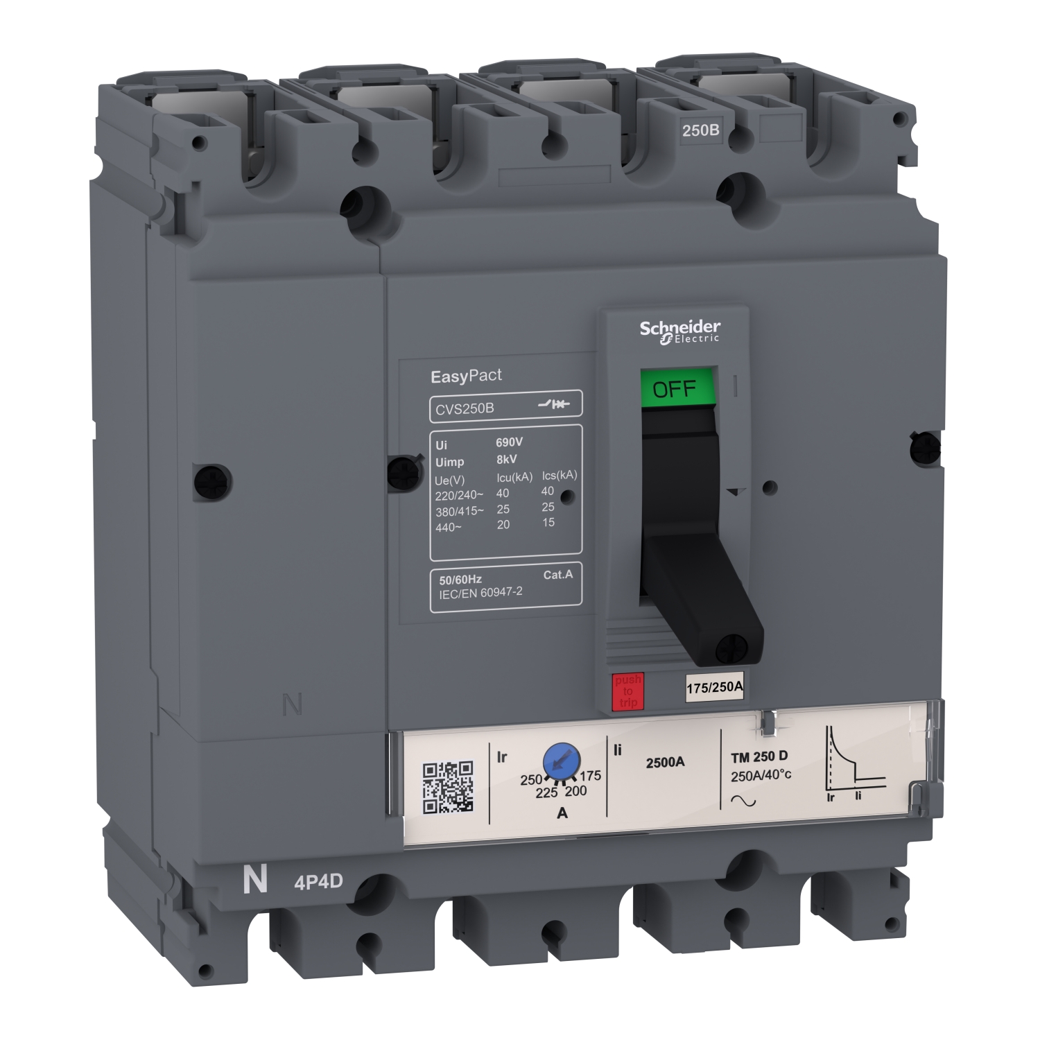 Schneider Circuit breaker EasyPact CVS LV510313