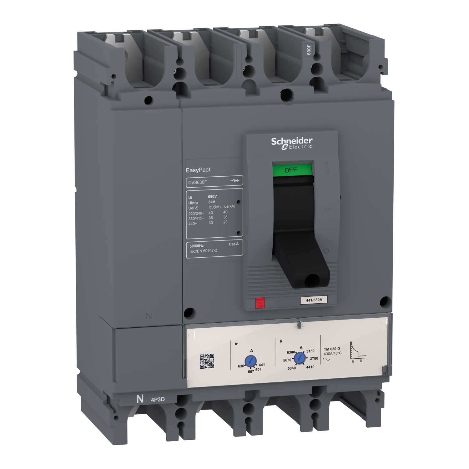 Schneider Circuit breaker EasyPact CVS LV540308P