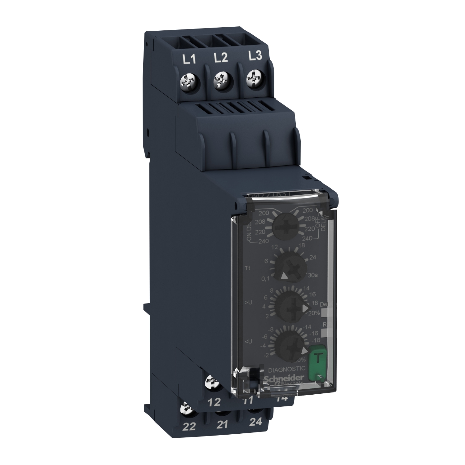 Schneider 3-phase control relay Harmony Control Relays RM22TR31