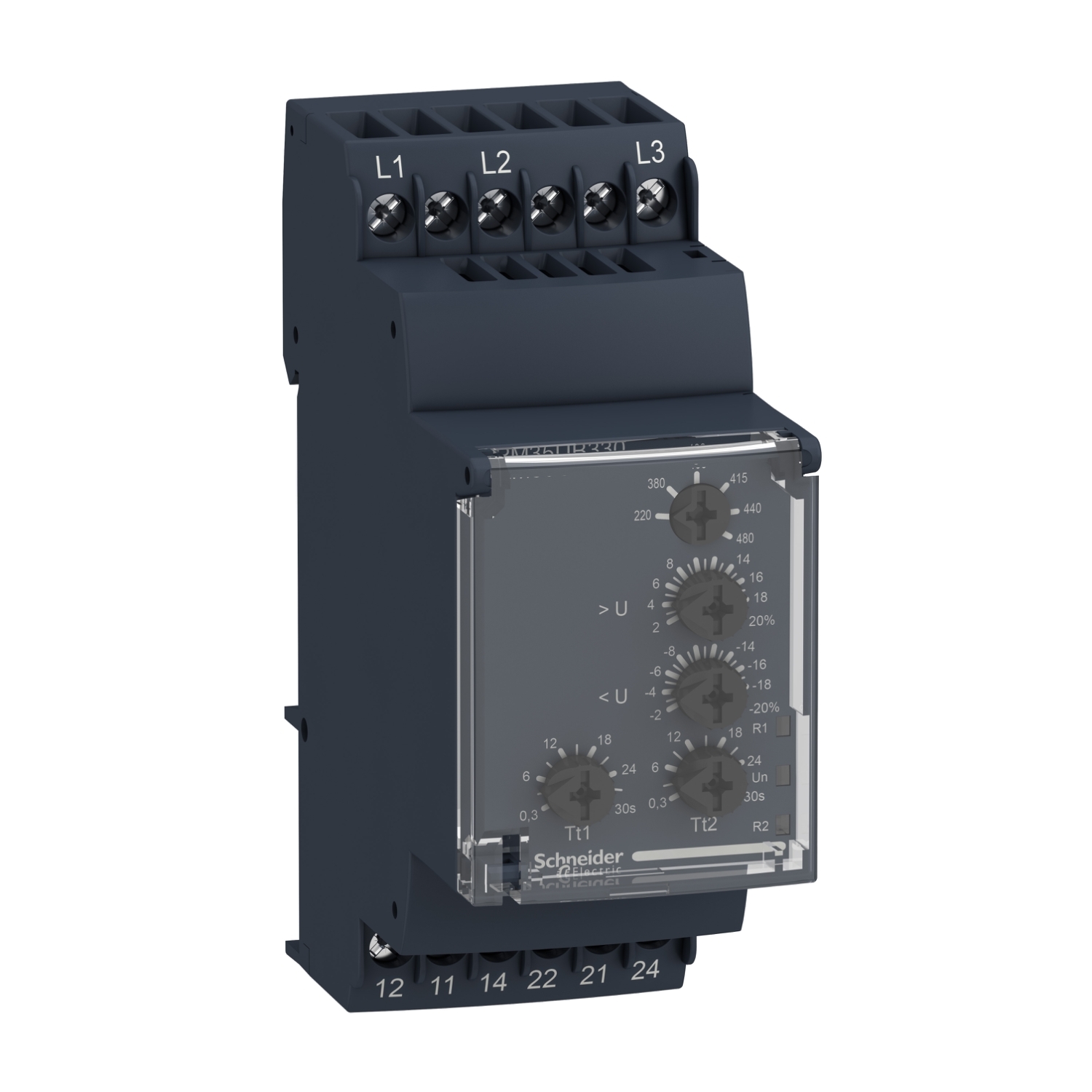 Schneider 3-phase control relay Harmony Control Relays RM35UB330