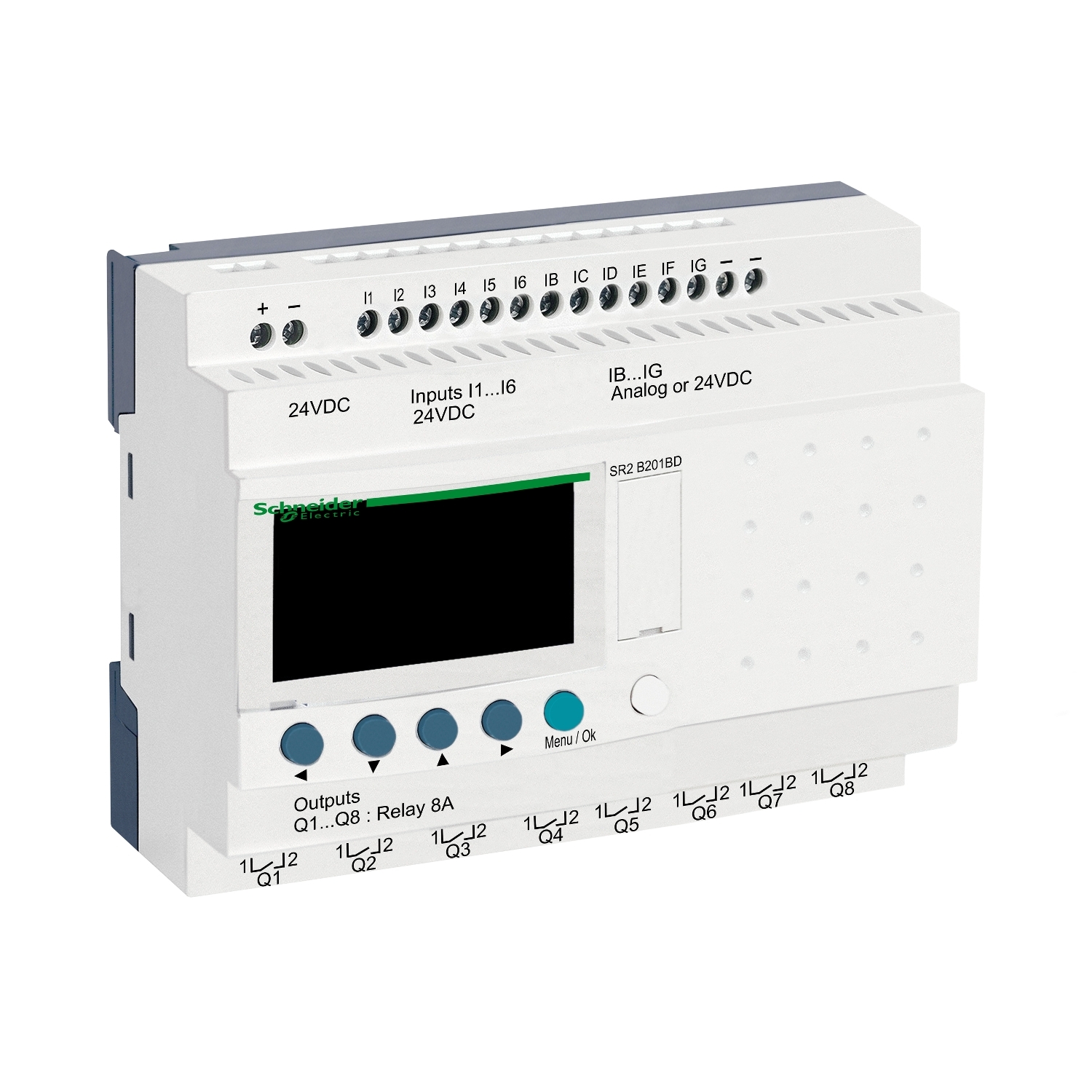 Schneider Compact smart relay Zelio Logic SR2B201BD