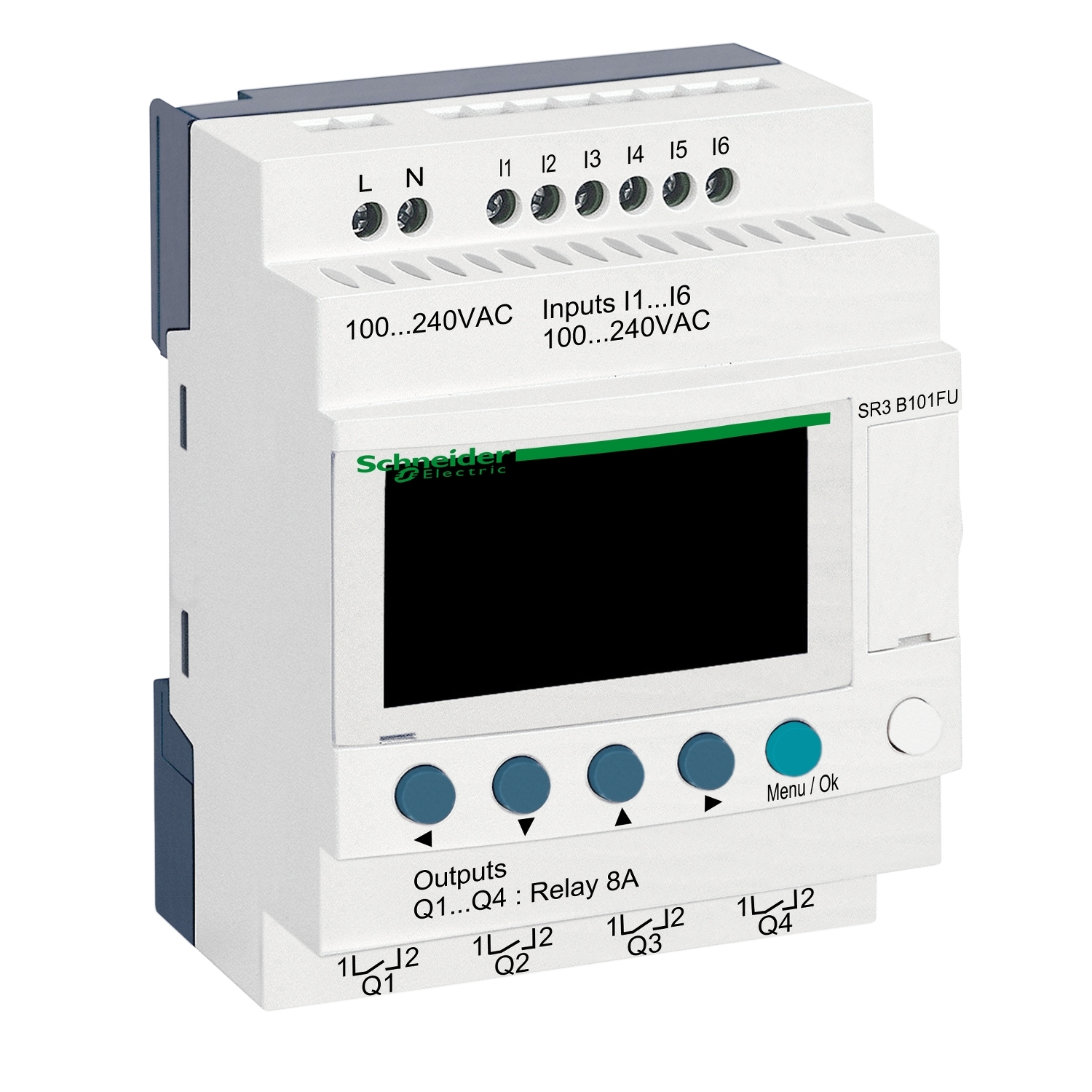 Schneider Modular smart relay Zelio Logic SR3B101FU