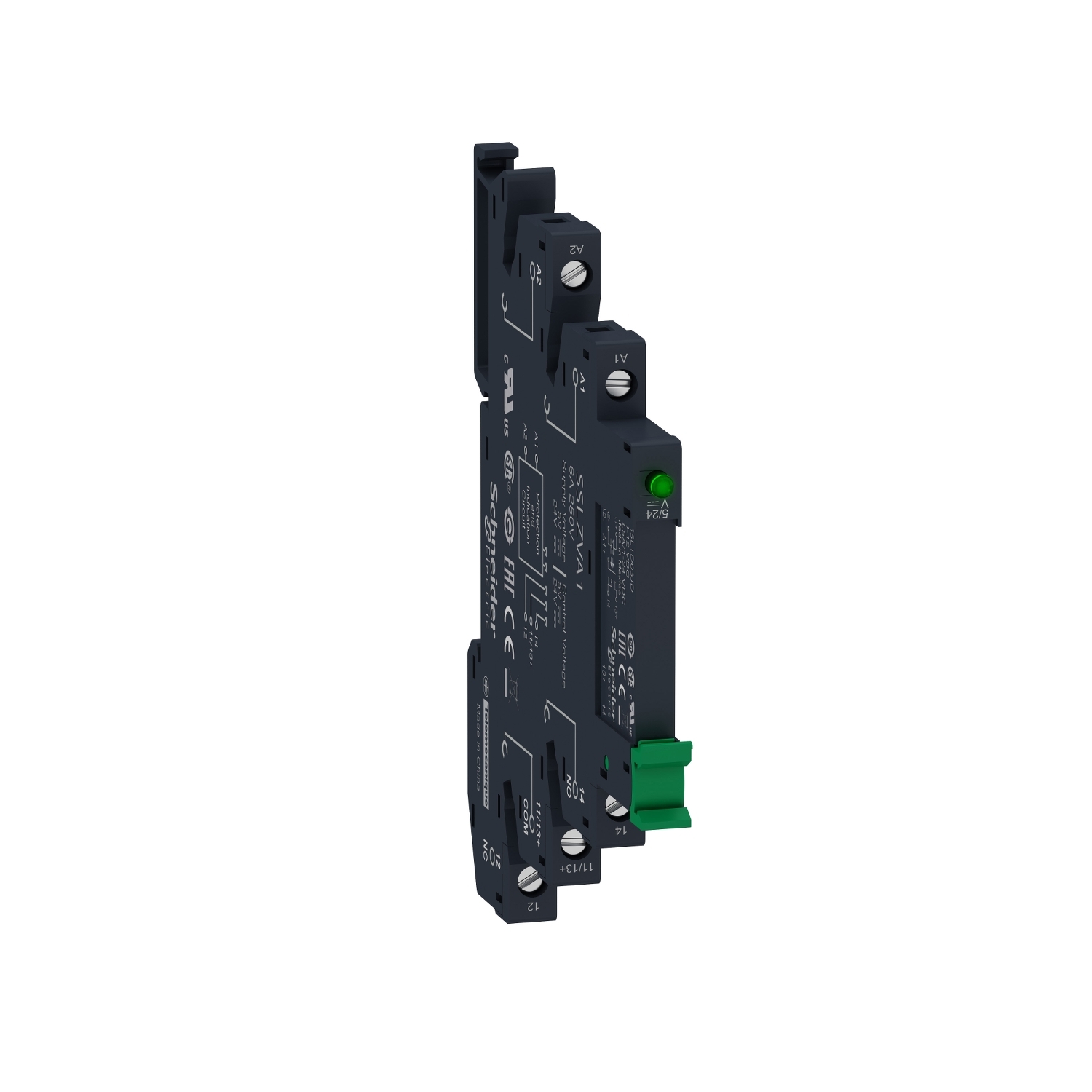 Schneider Pre-assembled plug-in relay with socket Harmony Solid State Relays SSL1D03BDPV