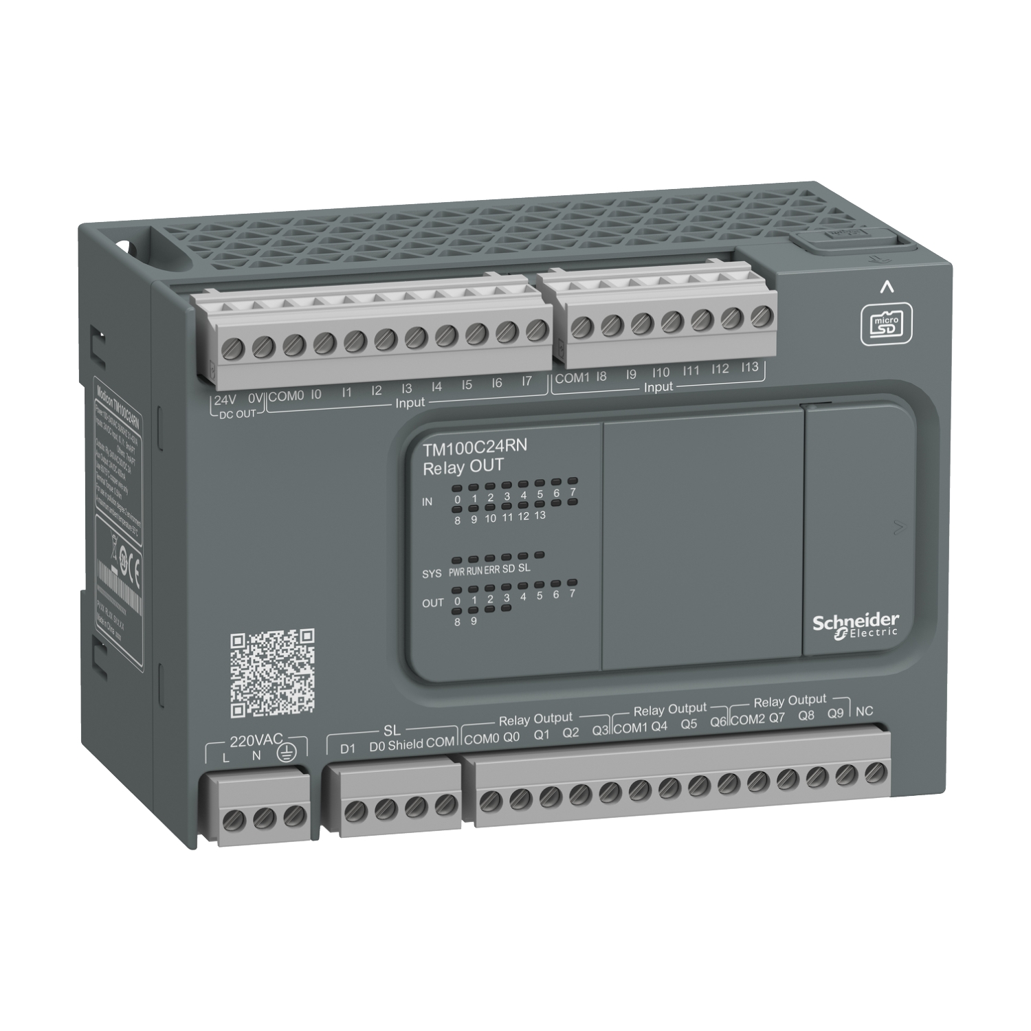 Schneider Logic controller Easy Modicon M100 TM100C24RN