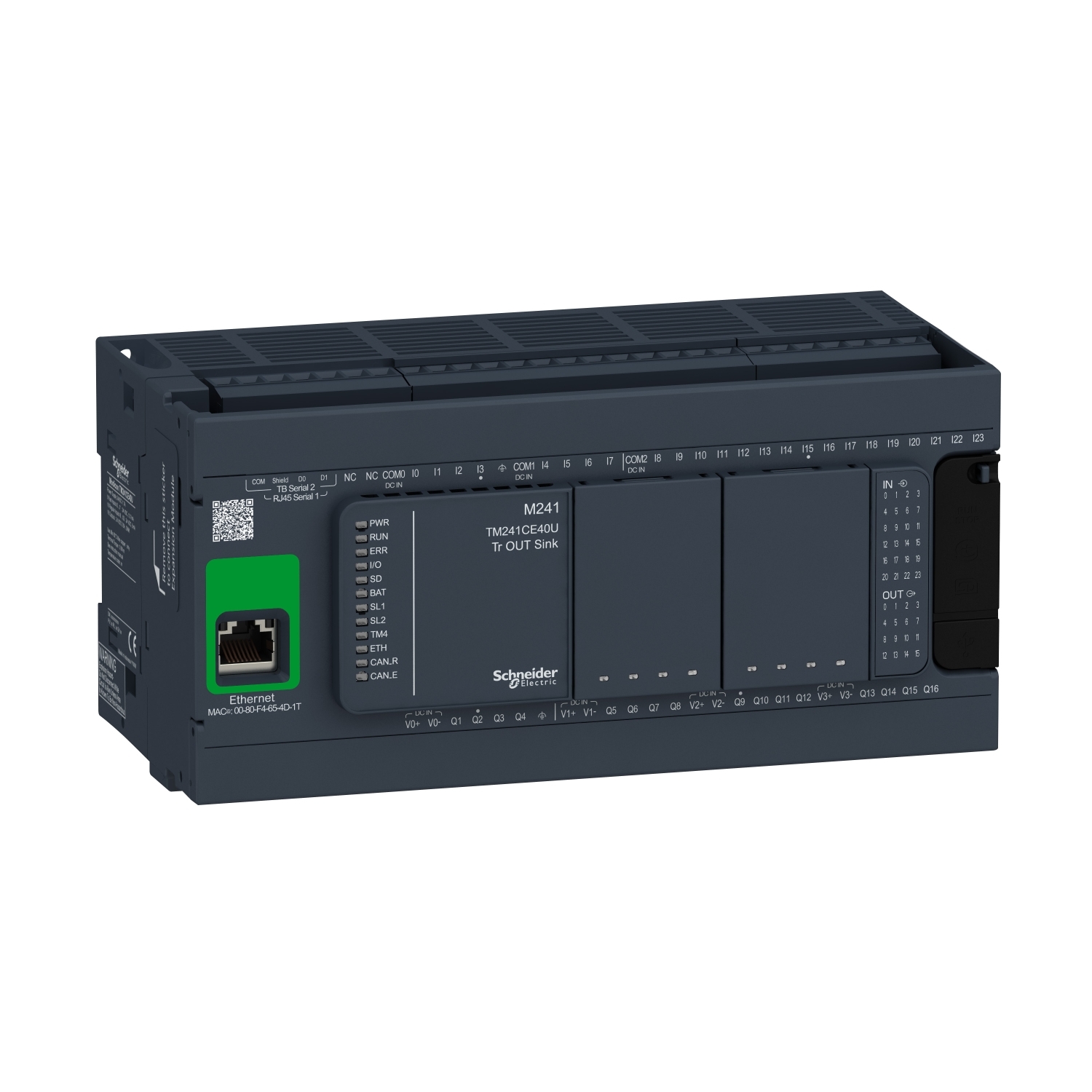 Schneider Logic controller Modicon M241 TM241CE40U